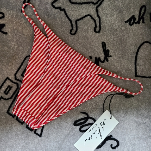 NWT Skin By SAME Itsy String Bikini Bottom Size Sm ♡ La Red - Picture 5 of 8